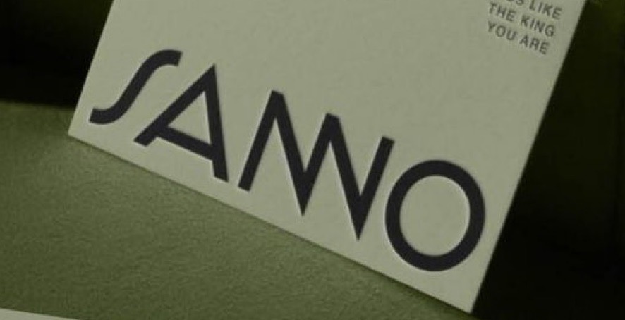 Mauva wordmark reference — Sanno print logotype