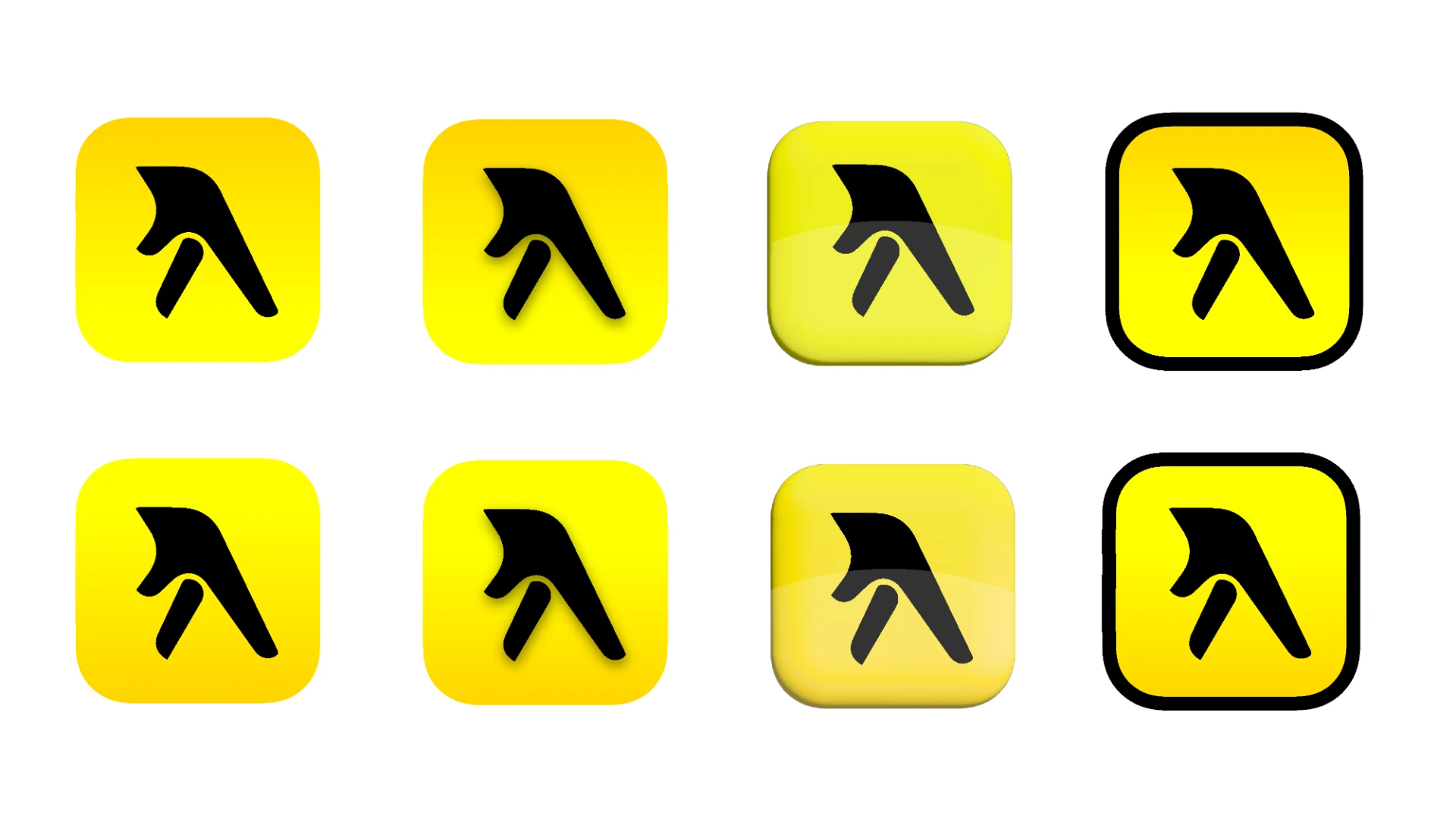 The redesigned Yellow Malta logo on brand artboard 8